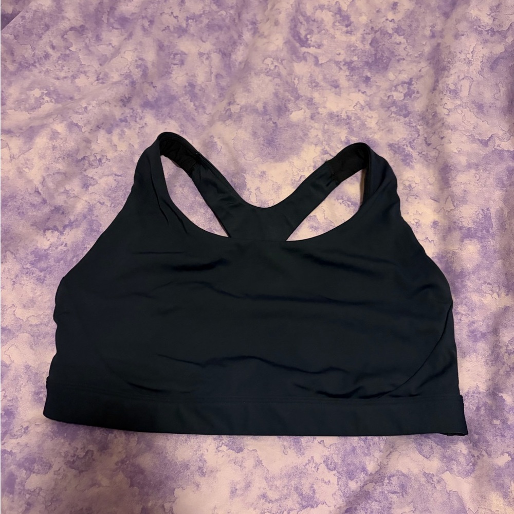 Athleta Interval Bra D-DD navy blue